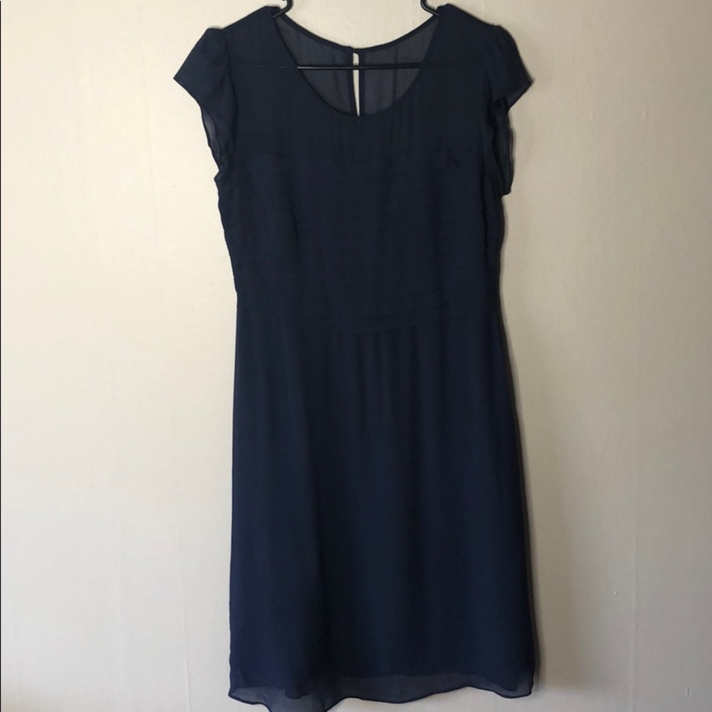 Blue Boden Sheer Dress US 6R UK 10R